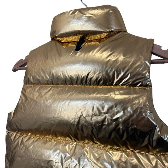 MACKAGE Boy’s Charlee Metallic Puffer Vest Size 10 - Picture 9 of 12